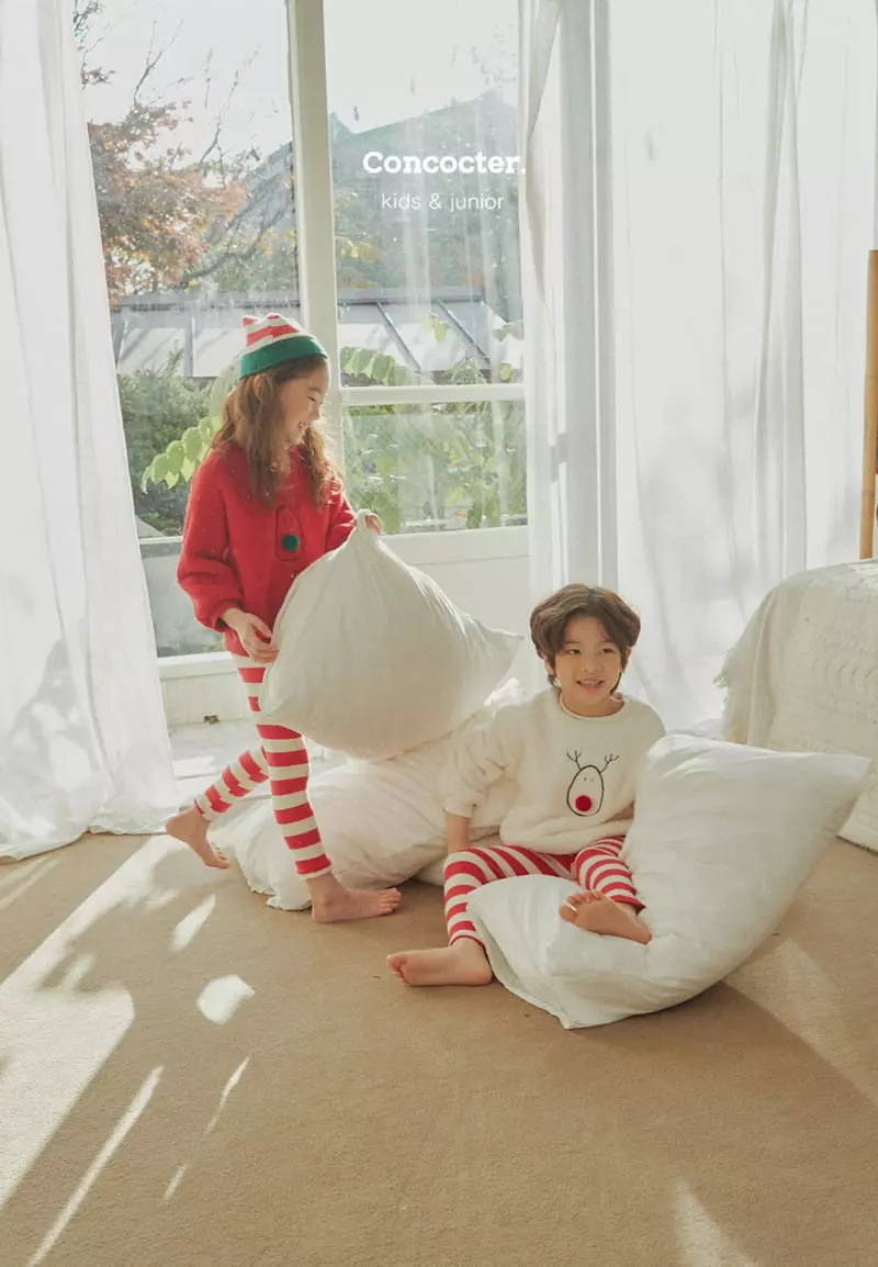 Concocter - Korean Children Fashion - #todddlerfashion - Rudolf Sweatshirt - 5