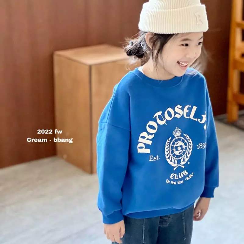 Cream Bbang - Korean Children Fashion - #Kfashion4kids - Fleece Club Sweatshirt - 7