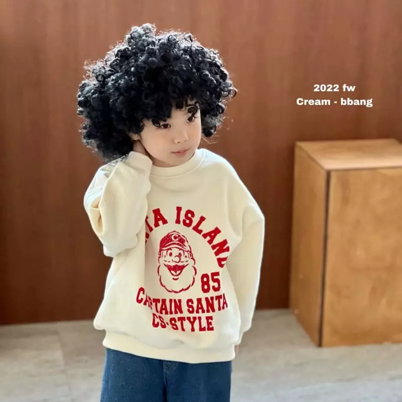 Cream Bbang - Korean Children Fashion - #childofig - Fleece Capton Sweathisrt - 10