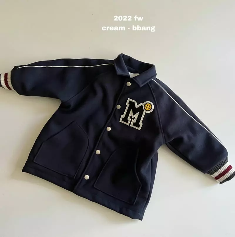 Cream Bbang - Korean Children Fashion - #childofig - Raglan Smile Coat - 5