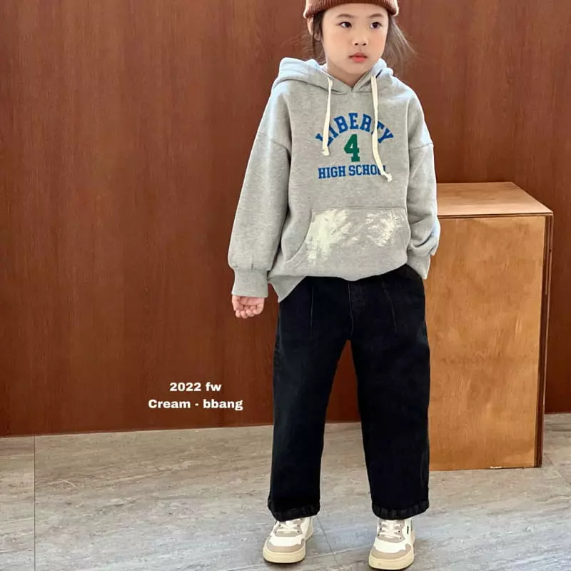 Cream Bbang - Korean Children Fashion - #childrensboutique - Fleece Pintuck Jeans - 10