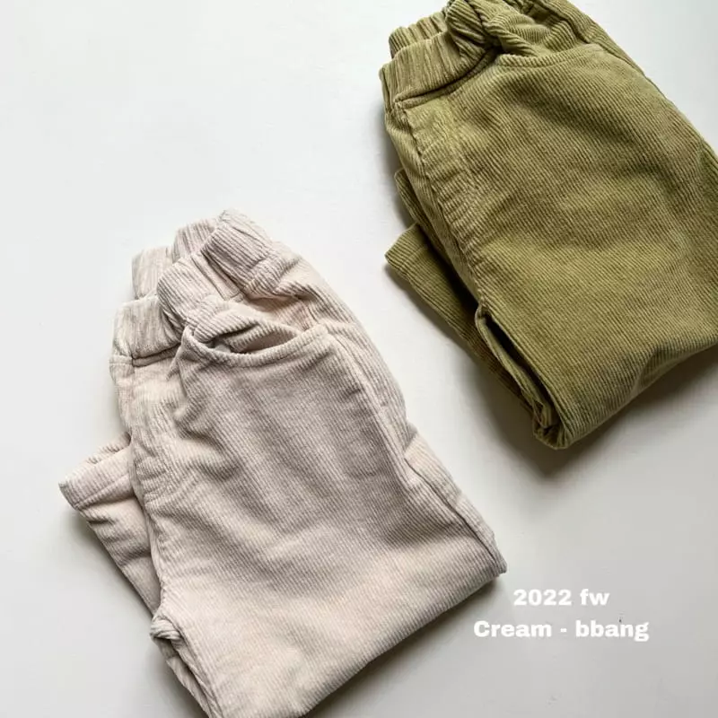 Cream Bbang - Korean Children Fashion - #childrensboutique - Fleece Lio Pants
