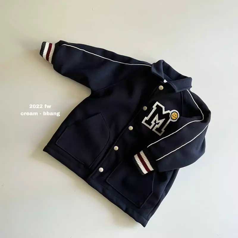 Cream Bbang - Korean Children Fashion - #designkidswear - Raglan Smile Coat - 7