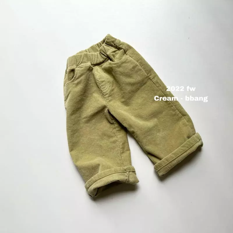 Cream Bbang - Korean Children Fashion - #designkidswear - Fleece Lio Pants - 2
