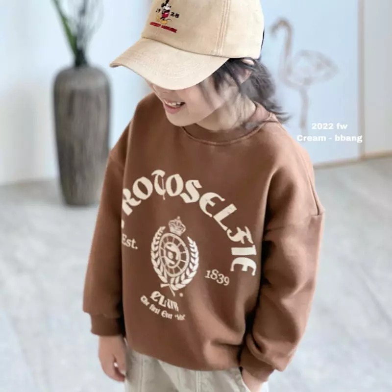 Cream Bbang - Korean Children Fashion - #discoveringself - Fleece Club Sweatshirt - 2
