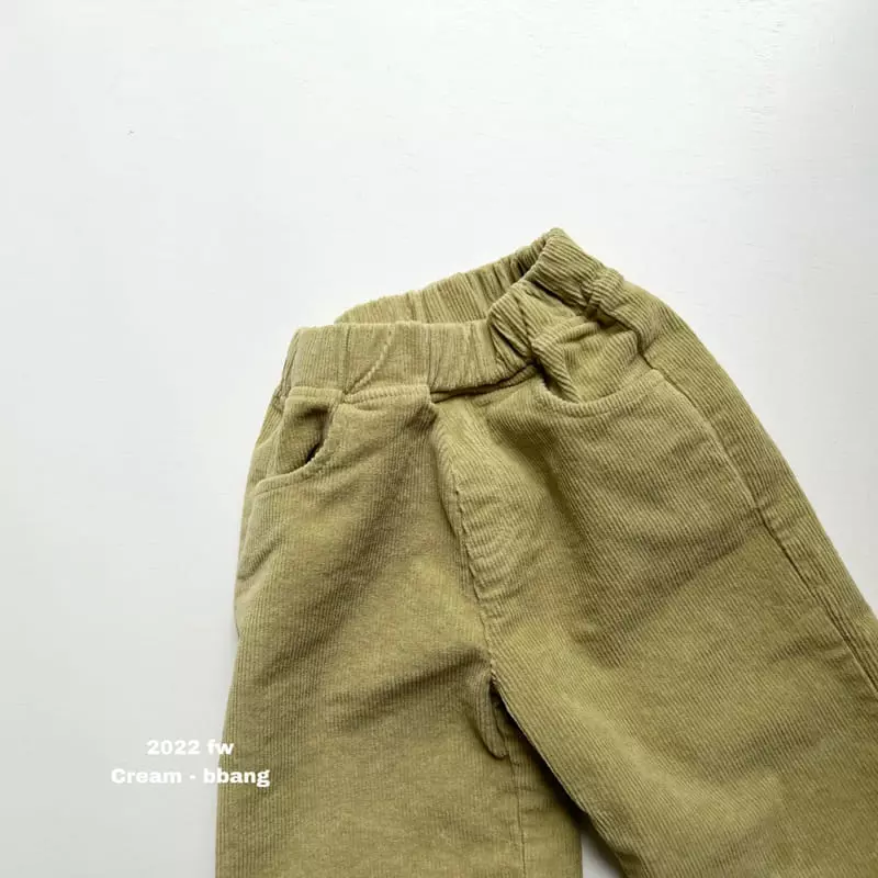 Cream Bbang - Korean Children Fashion - #discoveringself - Fleece Lio Pants - 3