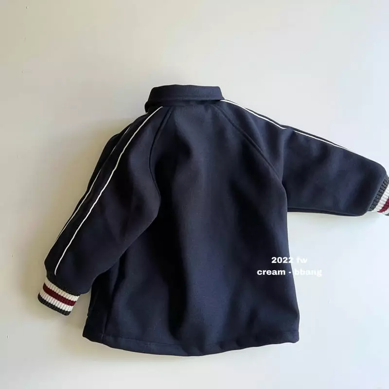 Cream Bbang - Korean Children Fashion - #fashionkids - Raglan Smile Coat - 9