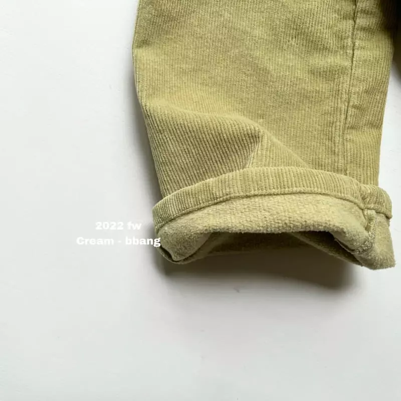 Cream Bbang - Korean Children Fashion - #discoveringself - Fleece Lio Pants - 4