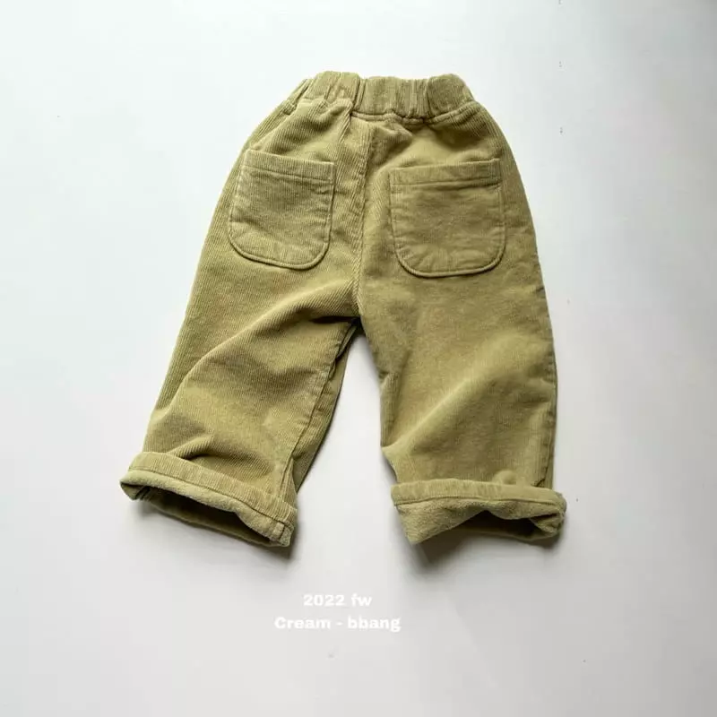 Cream Bbang - Korean Children Fashion - #kidsshorts - Fleece Lio Pants - 5