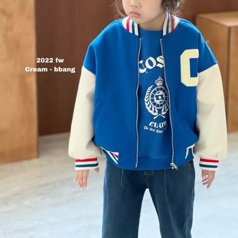 Cream Bbang - Korean Children Fashion - #minifashionista - Fleece Club Sweatshirt - 10