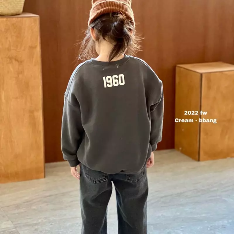 Cream Bbang - Korean Children Fashion - #toddlerclothing - Fleece 1960 Sweatshirt - 9