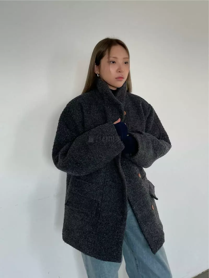 Creamvilla - Korean Women Fashion - #momslook - Fomel Half Coat - 3