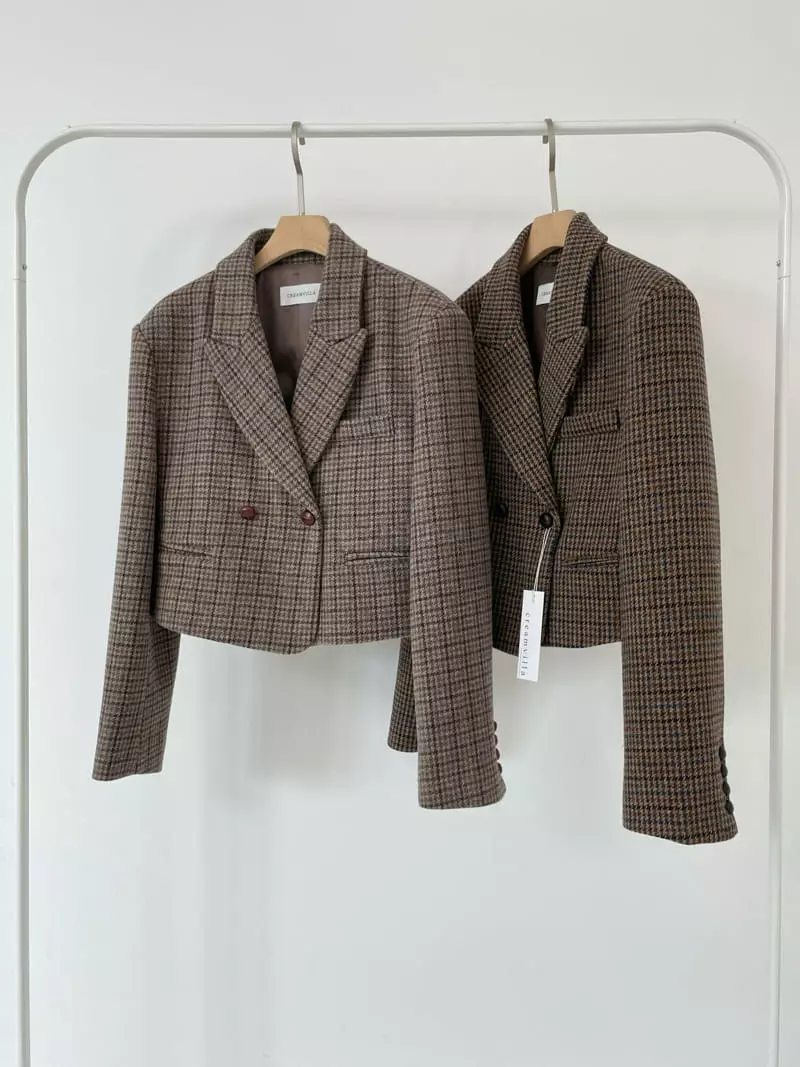 Creamvilla - Korean Women Fashion - #momslook - Indigo Jacket - 6