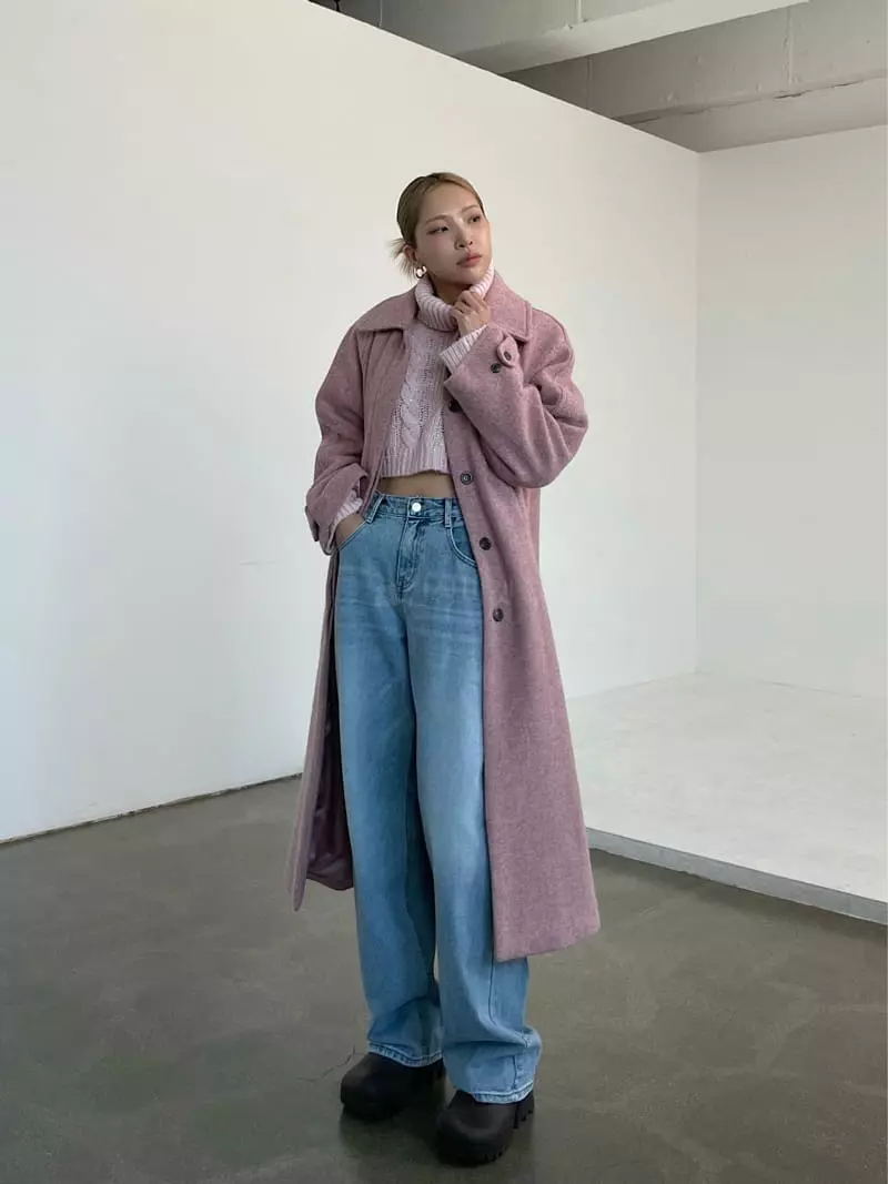 Creamvilla - Korean Women Fashion - #momslook - Robe Coat - 5