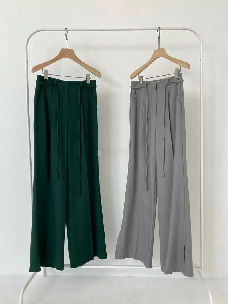 Creamvilla - Korean Women Fashion - #thelittlethings - Slit Pants - 4