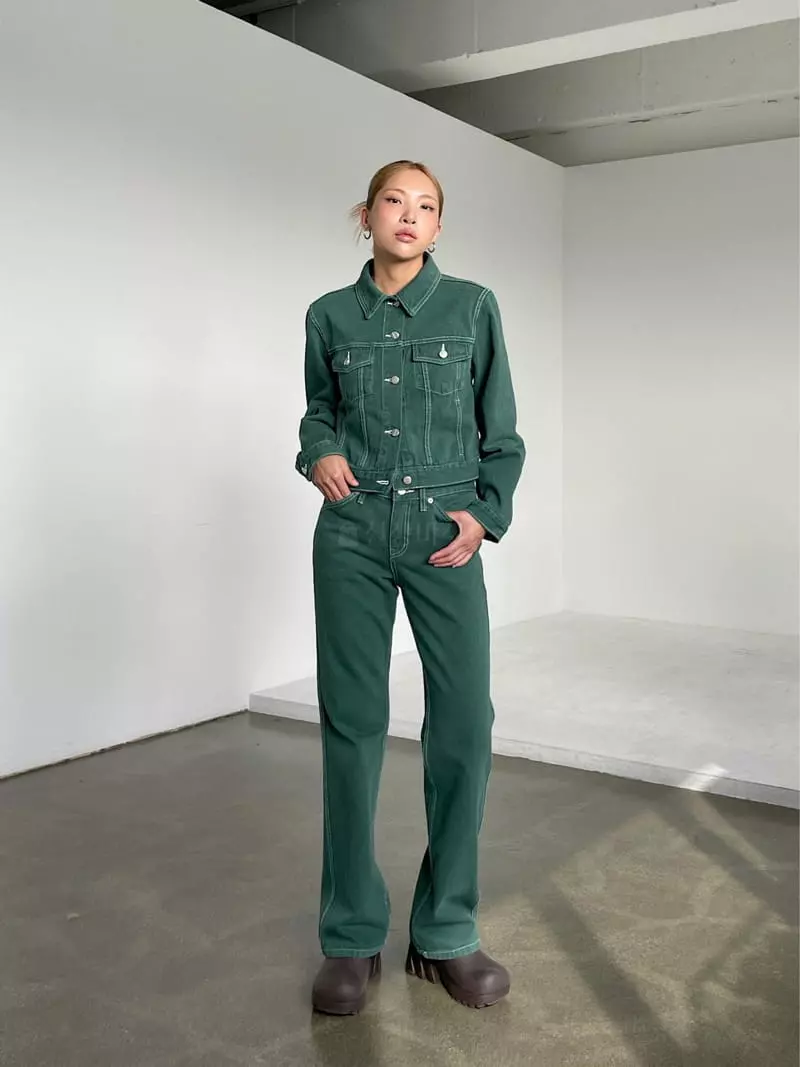 Creamvilla - Korean Women Fashion - #momslook - Wash Jacket - 2