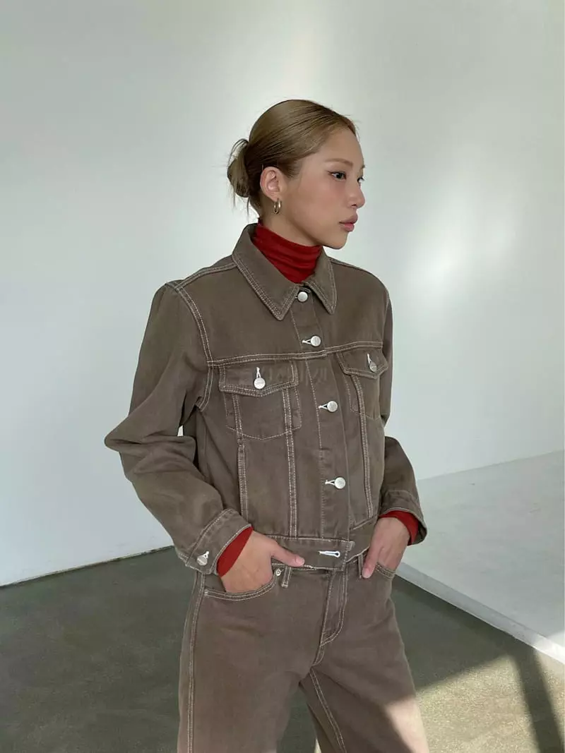 Creamvilla - Korean Women Fashion - #momslook - Wash Jacket - 6