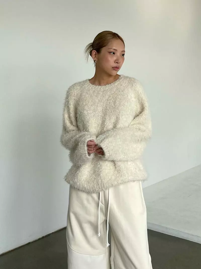 Creamvilla - Korean Women Fashion - #thatsdarling - Mongle Knit Tee - 6