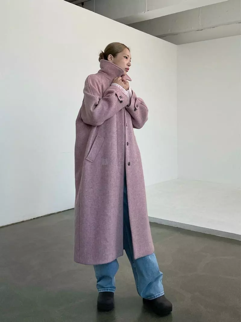 Creamvilla - Korean Women Fashion - #thatsdarling - Robe Coat - 4