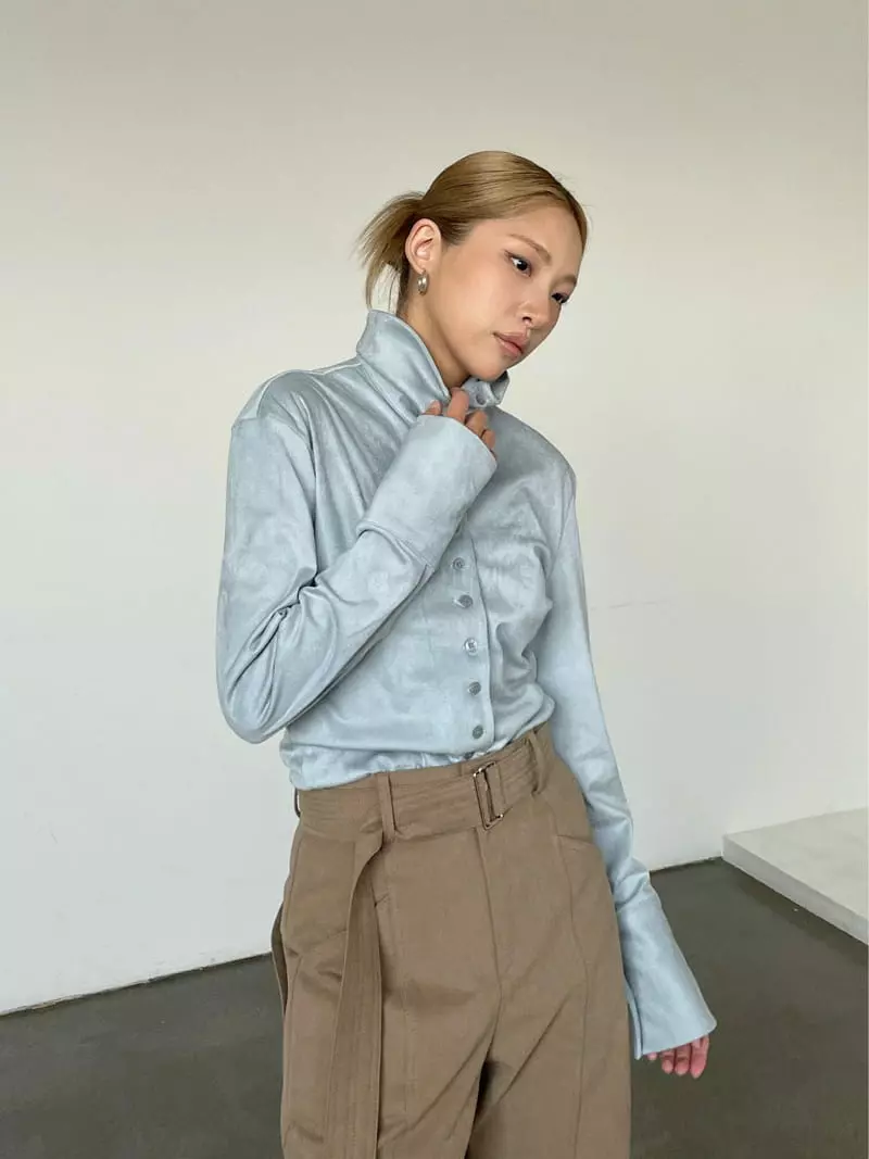 Creamvilla - Korean Women Fashion - #womensfashion - Western Suede Shirt