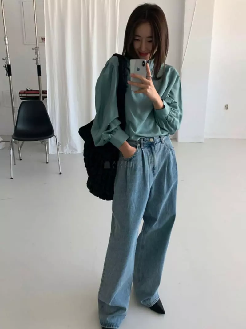 Creamvilla - Korean Women Fashion - #womensfashion - Neck Blouse - 3