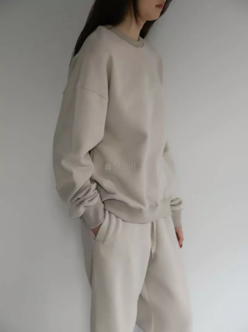 Cullum - Korean Women Fashion - #momslook - Cream Sweatshirt - 6