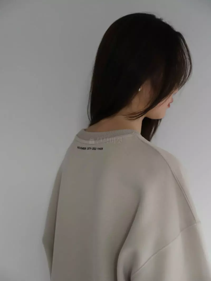 Cullum - Korean Women Fashion - #momslook - Cream Sweatshirt - 8