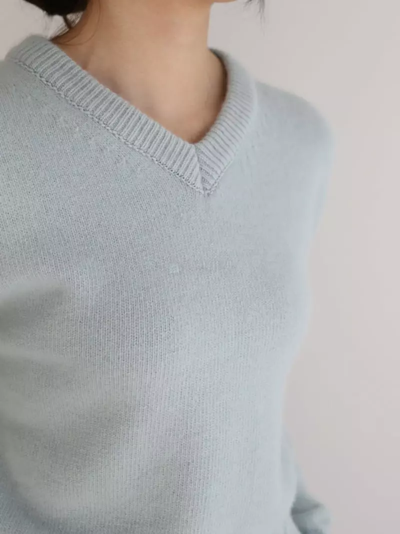 Cullum - Korean Women Fashion - #womensfashion - Simong Knit Tee - 4