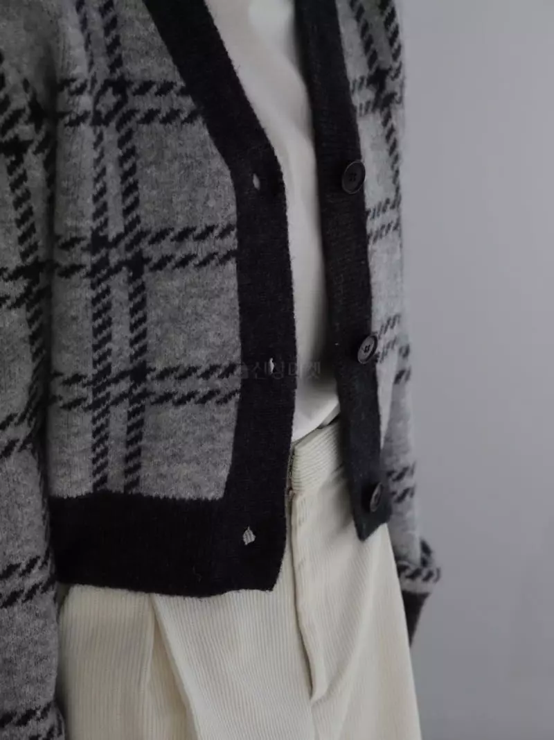 Cullum - Korean Women Fashion - #pursuepretty - Sandra Jacquard Cardigan - 8