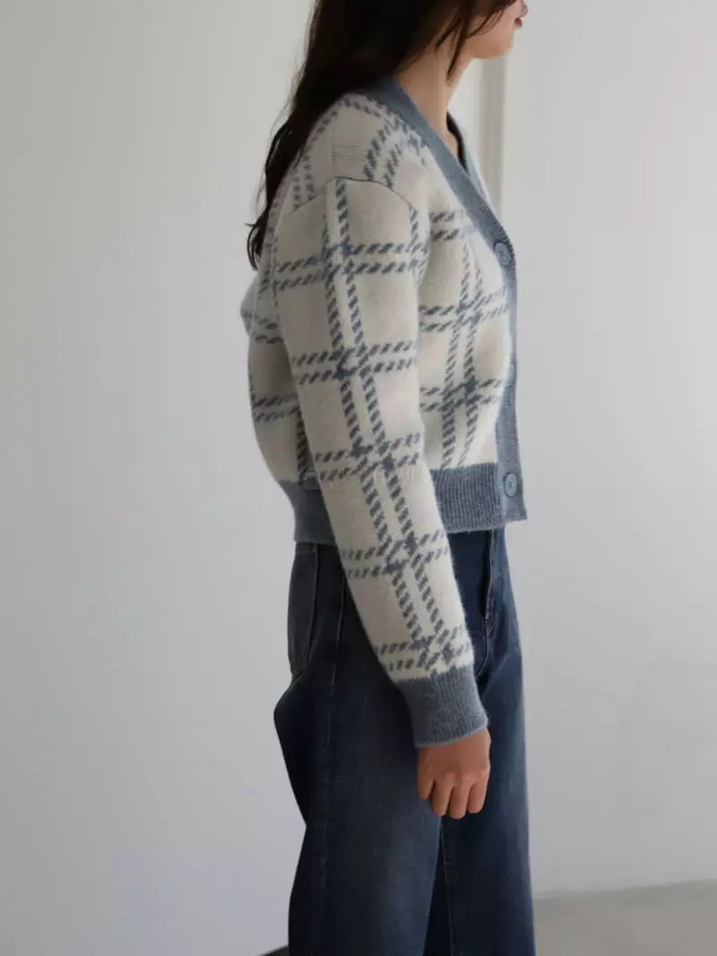 Cullum - Korean Women Fashion - #vintageinspired - Sandra Jacquard Cardigan - 6