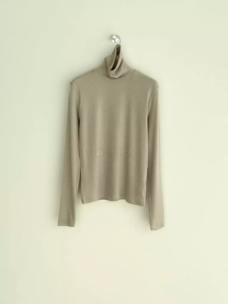 Cullum - Korean Women Fashion - #vintageinspired - Lea Turtleneck Tee - 2