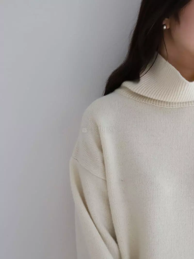 Cullum - Korean Women Fashion - #womensfashion - Puggy Turtleneck Tee - 3