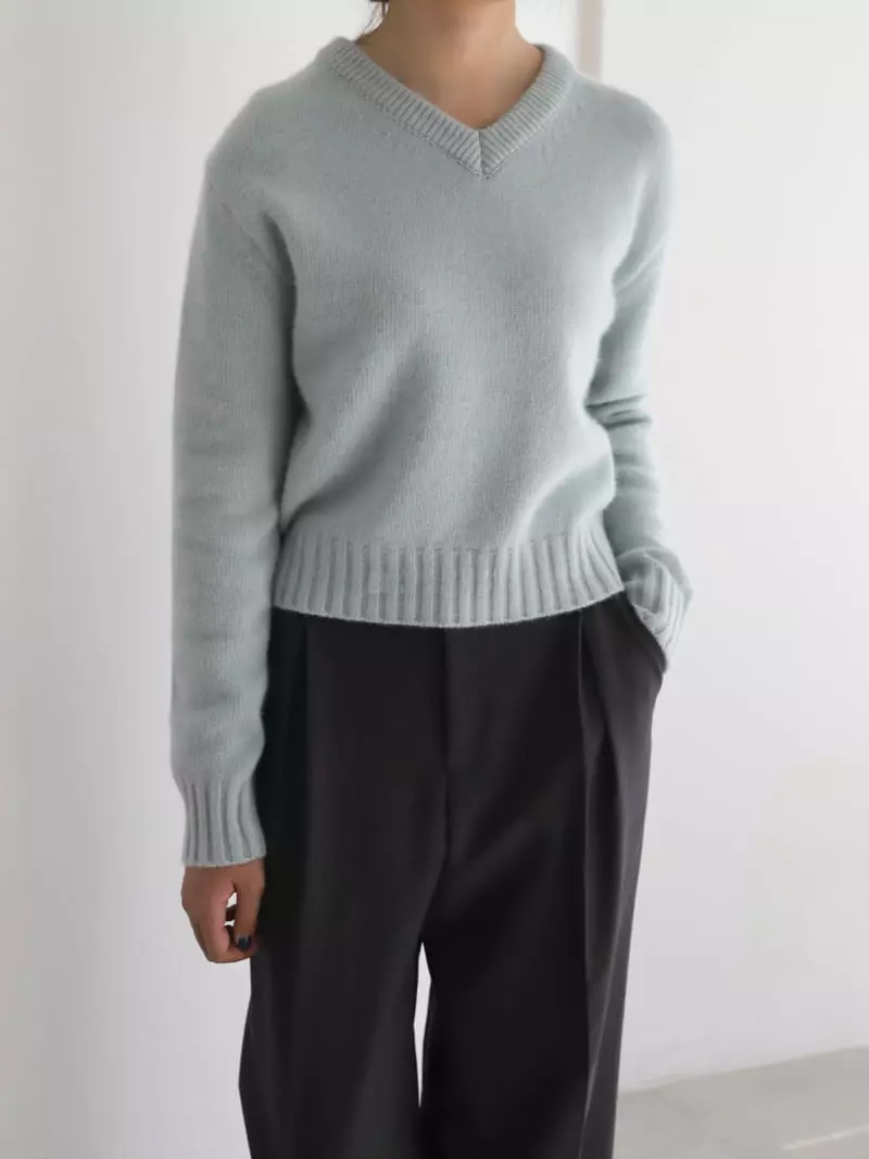 Cullum - Korean Women Fashion - #womensfashion - Simong Knit Tee - 3