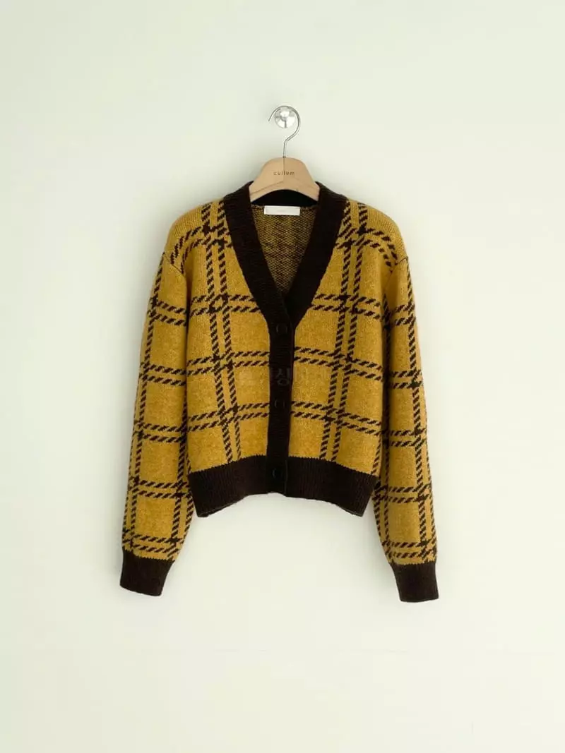Cullum - Korean Women Fashion - #womensfashion - Sandra Jacquard Cardigan