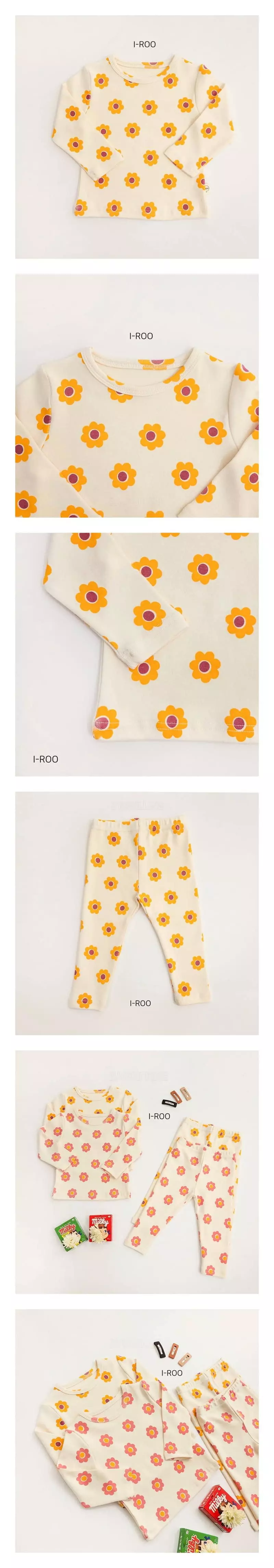 Dae Sung Sa - Korean Children Fashion - #kidsshorts - Peach Daisy Easywear