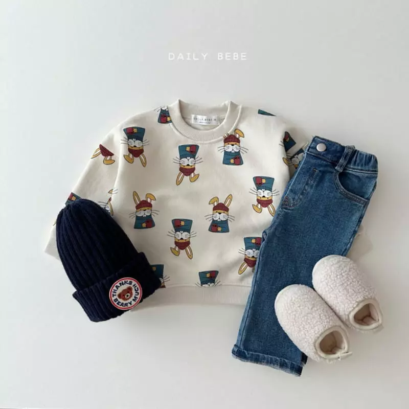 Daily Bebe - Korean Children Fashion - #Kfashion4kids - Fleece Jeans - 10