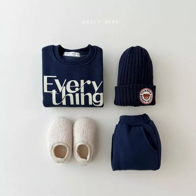 Daily Bebe - Korean Children Fashion - #childofig - Everthing Top Bottom Set - 4