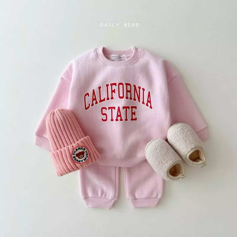 Daily Bebe - Korean Children Fashion - #childofig - California Top Bottom Set