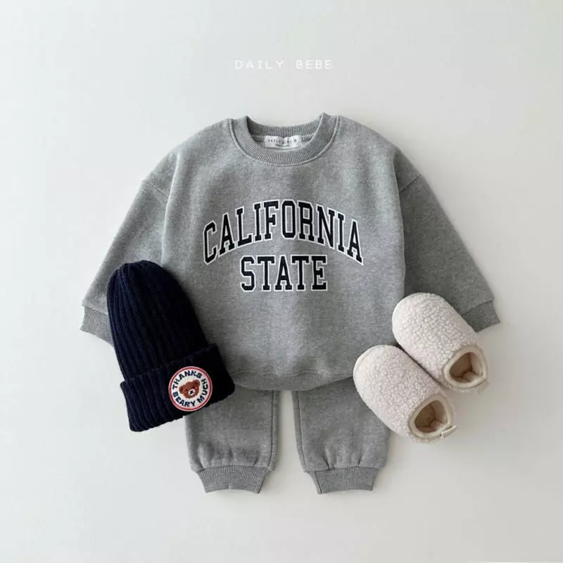 Daily Bebe - Korean Children Fashion - #childofig - California Top Bottom Set - 2