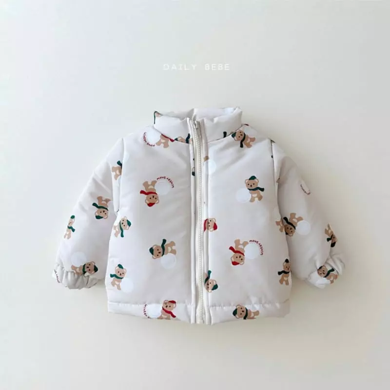 Daily Bebe - Korean Children Fashion - #childofig - Snow Top Bottom Set - 9