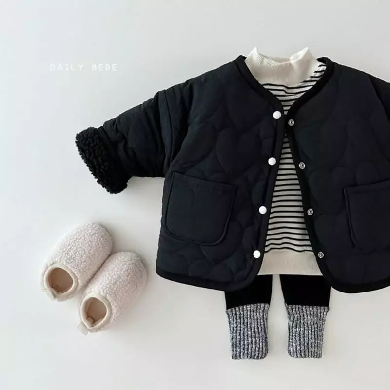 Daily Bebe - Korean Children Fashion - #childofig - Heart Reversible Jumper - 8