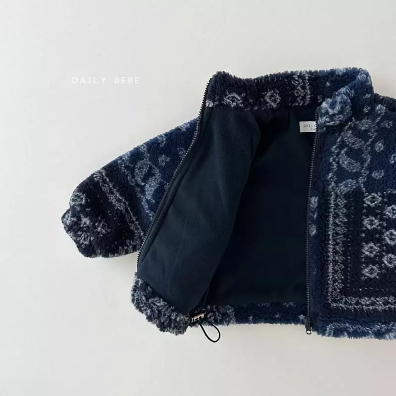 Daily Bebe - Korean Children Fashion - #childofig - Paisley Jumper - 5