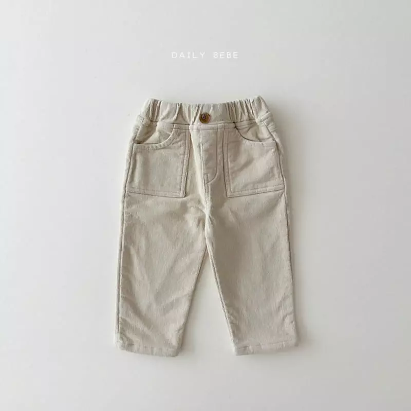 Daily Bebe - Korean Children Fashion - #childofig - Fleece Rib Pants