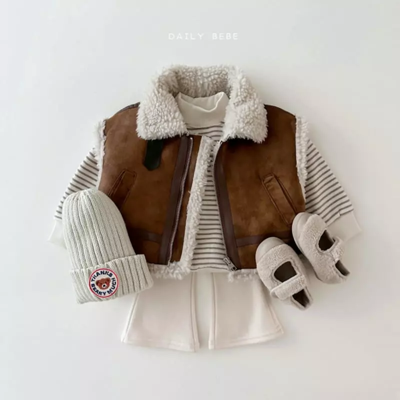 Daily Bebe - Korean Children Fashion - #childofig - Bootscut Pants - 12