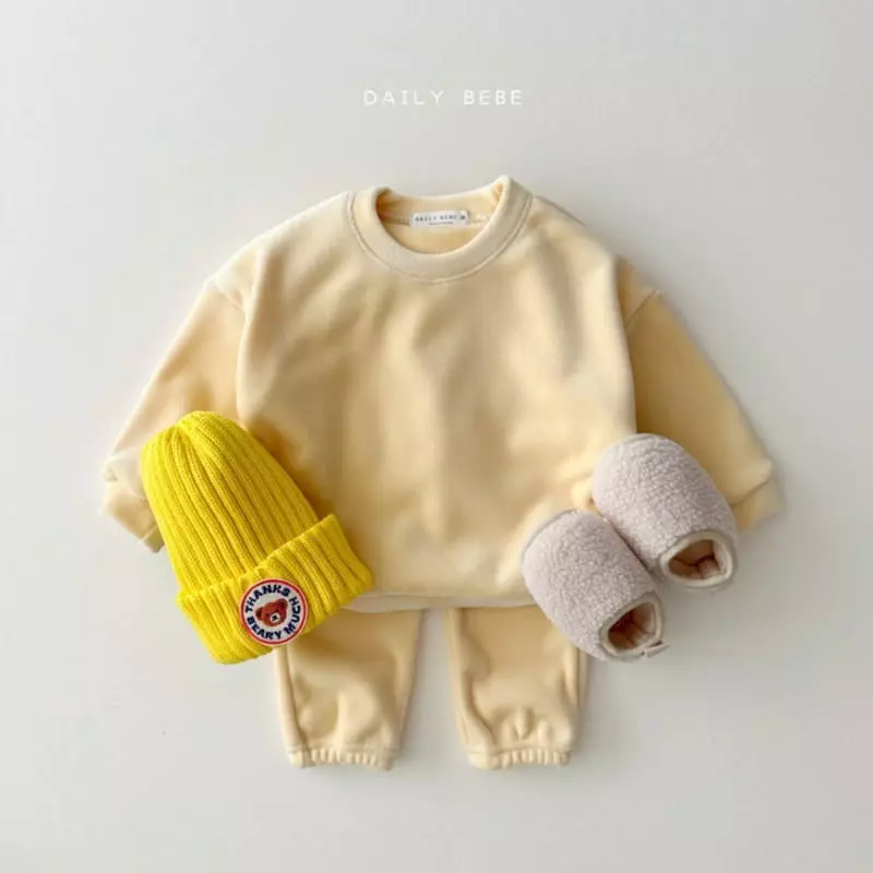 Daily Bebe - Korean Children Fashion - #childrensboutique - Mink Jogger Top Bottom Set