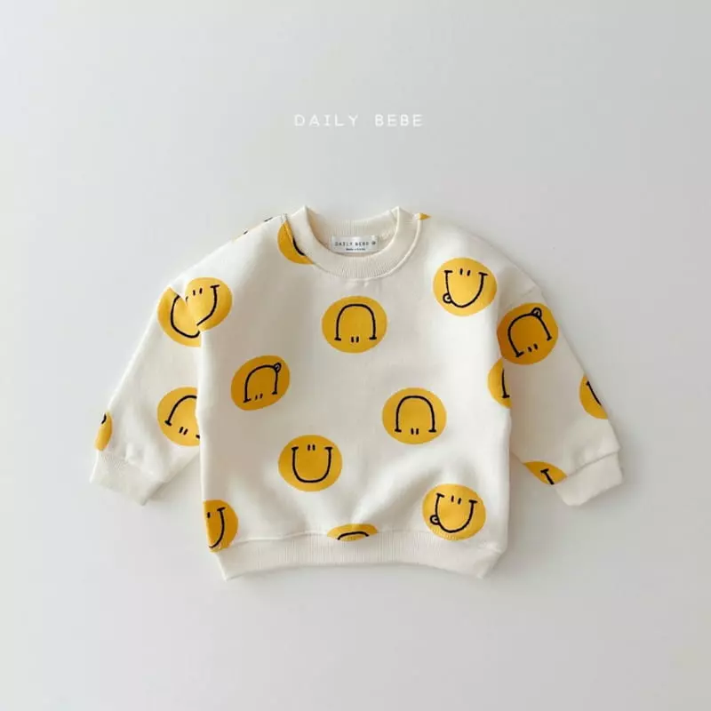 Daily Bebe - Korean Children Fashion - #childrensboutique - Pattern Sweatshirt