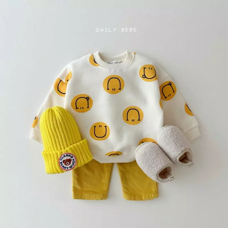 Daily Bebe - Korean Children Fashion - #designkidswear - Pattern Sweatshirt - 2