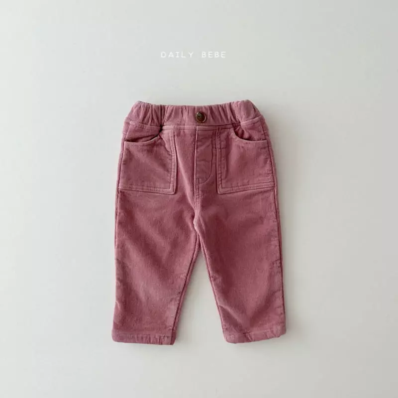 Daily Bebe - Korean Children Fashion - #designkidswear - Fleece Rib Pants - 3