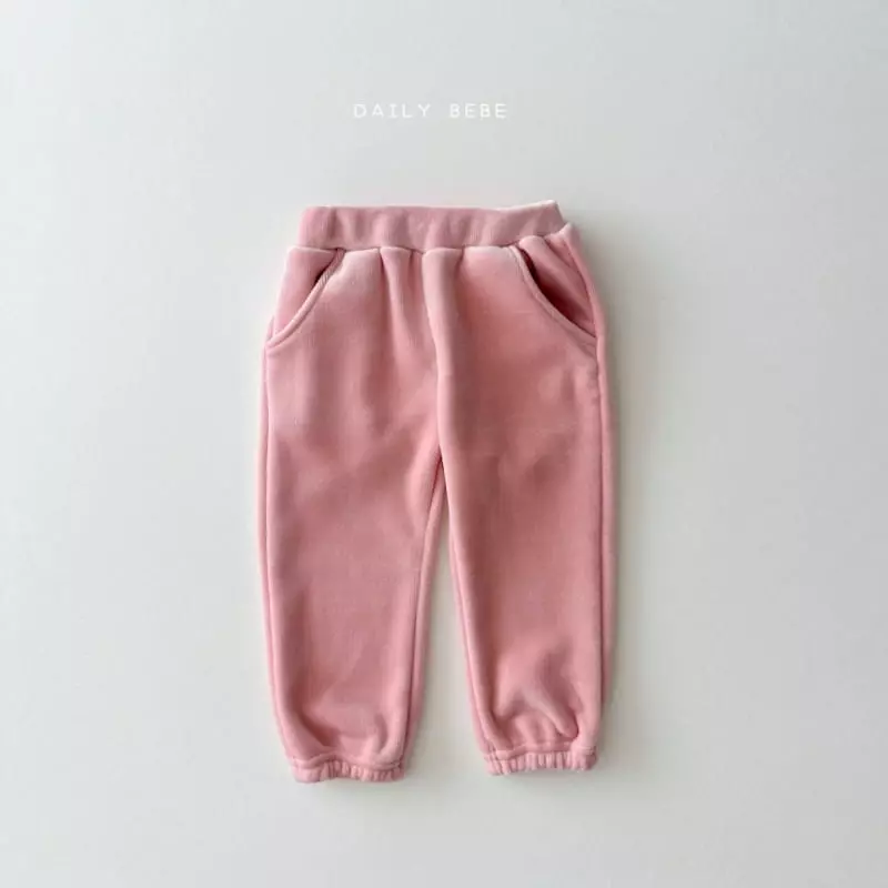 Daily Bebe - Korean Children Fashion - #discoveringself - Mink Jogger Top Bottom Set - 3