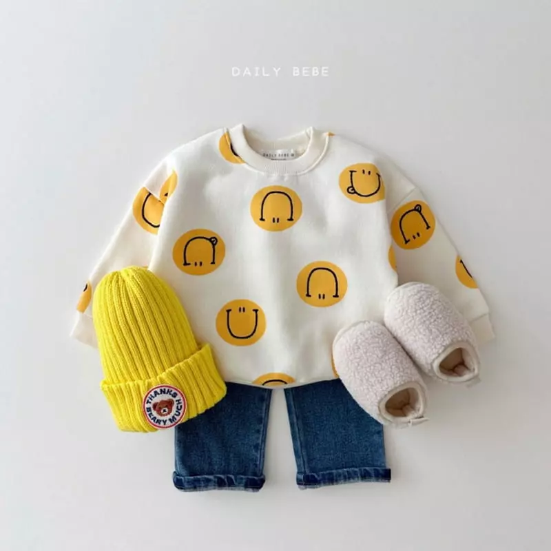 Daily Bebe - Korean Children Fashion - #discoveringself - Pattern Sweatshirt - 3